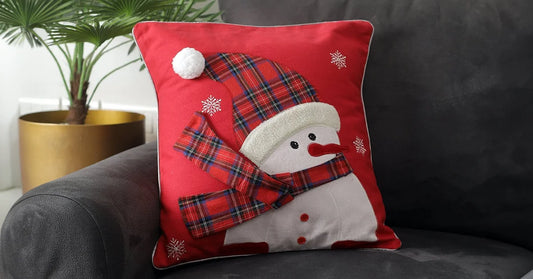 Cute Snowman Christmas Cushion Covers