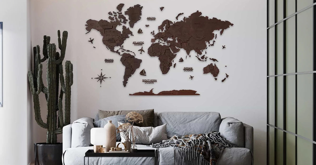 10 Best Wall Decoration Items for Living Room to Fill Blank Wall