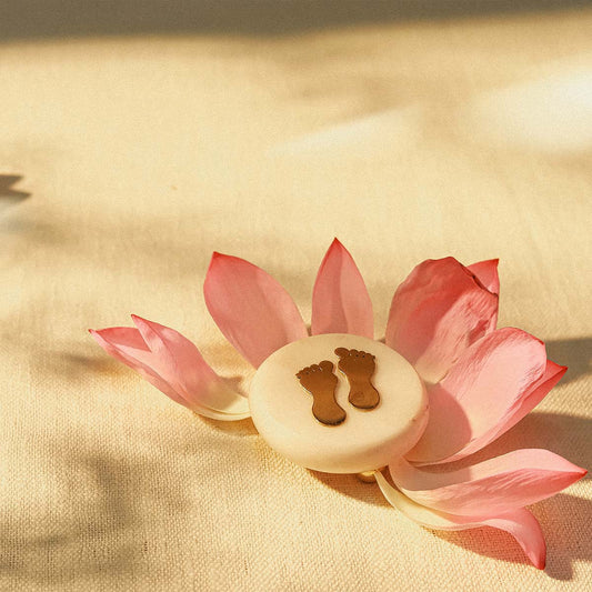 Set of two Lakshmi Kadam - Marble & Brass