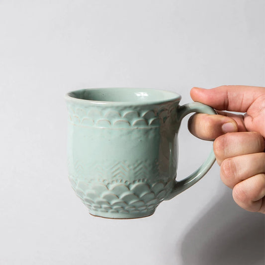 Aqua Green Ceramic Mug for Tea & Coffee