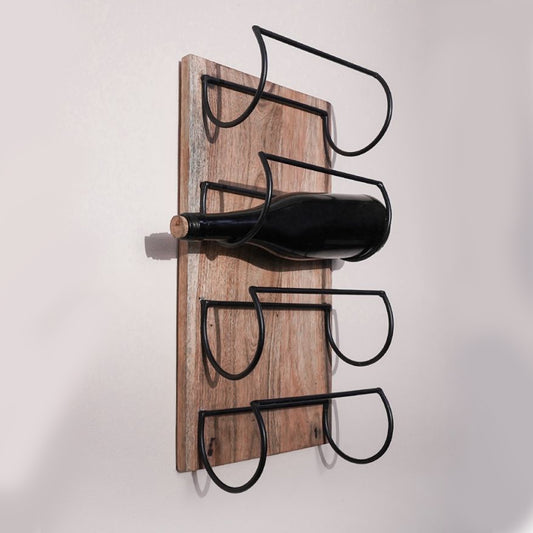 Wine rack with 4 shelves