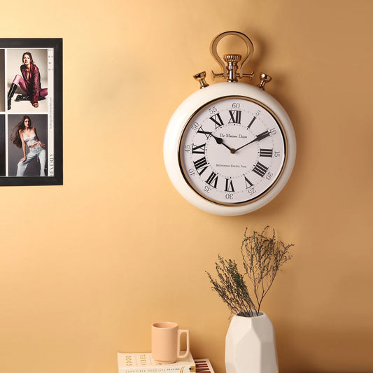 47-413-44-WG Sullivan - the White and Gold Wall Clock