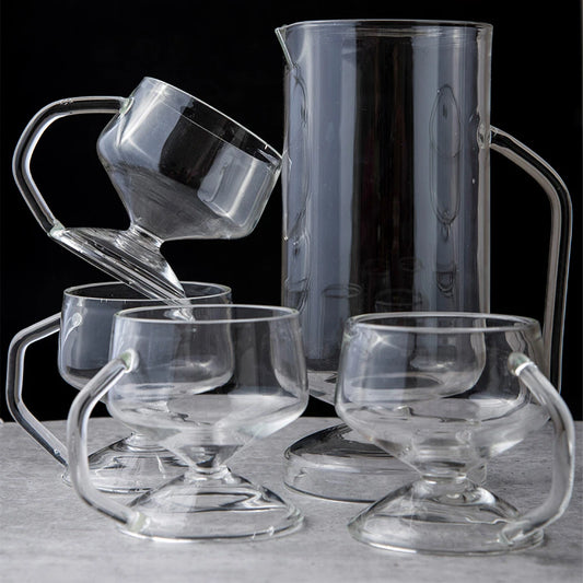 Glass jug set 