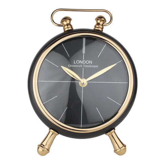 50-398-29-3 Essence Desk Timepiece in Black Gold