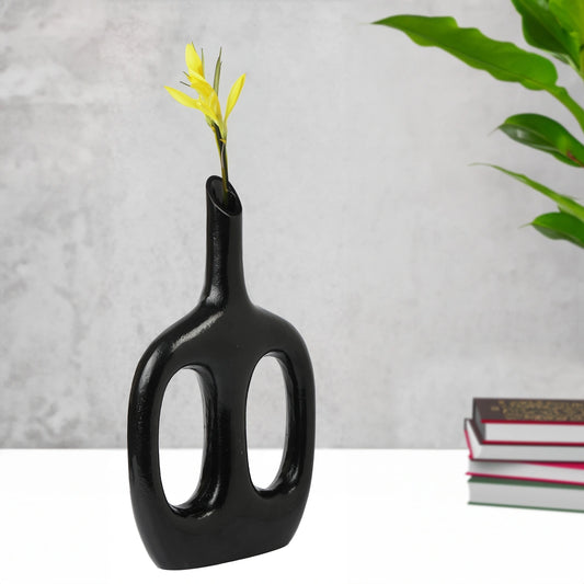 52-802-39-3 Otilia Glossy Black Vase