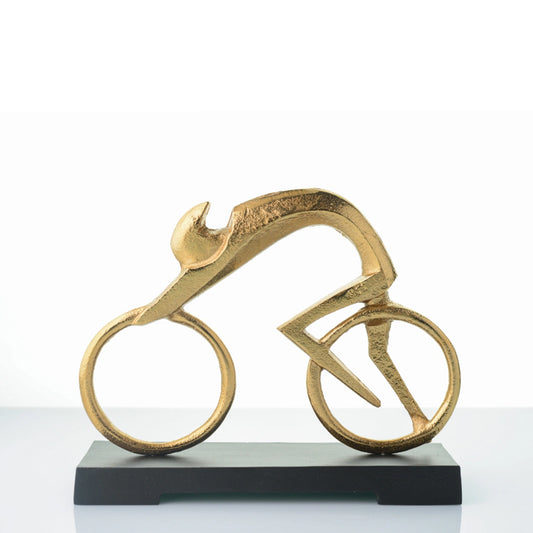 Bicycle man figurine 