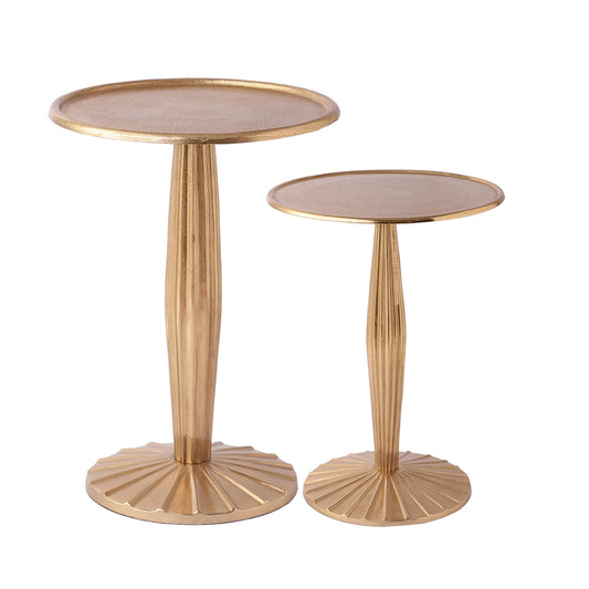 53-019-55-43 Radiant Gold Duo Side Tables Set