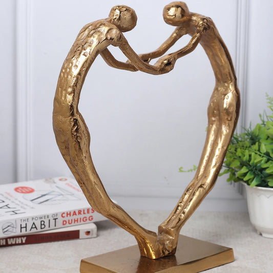 53-583-33-2 Heartfelt Harmony Sculpture in Gold
