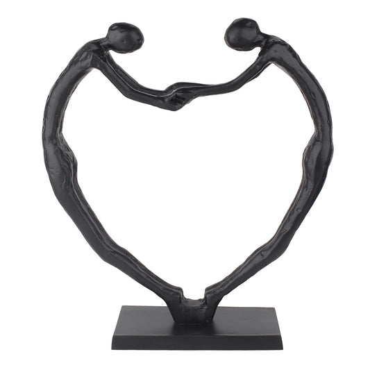 53-583-33-3 Heartfelt Harmony Sculpture in Black