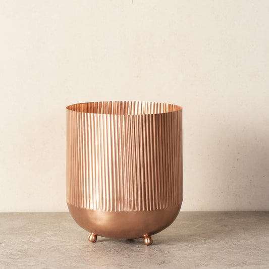 Indoor Plant Pots in rose gold color