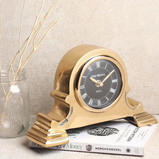 60-274-27-2 Arcadian Arc Table Clock in Gold