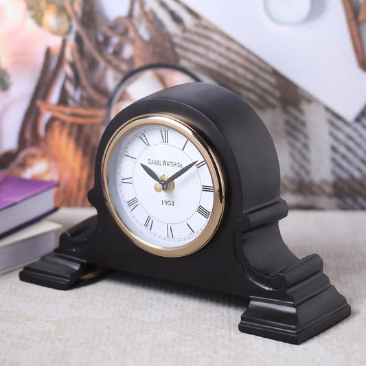 60-274-27-3 Arcadian Arc Table Clock in Black