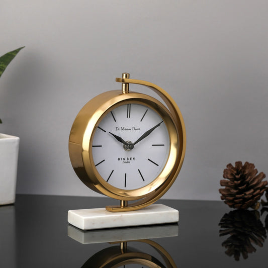 61-056-19-2 Marbellic Gold clock Table Clock