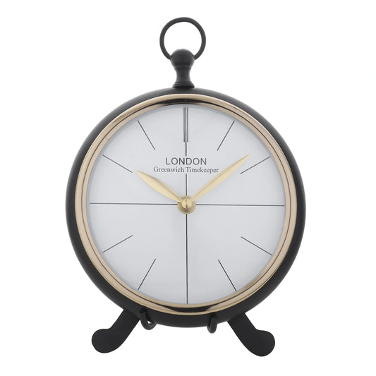 62-196-24-3 Regal Standpoint Table Clock Black