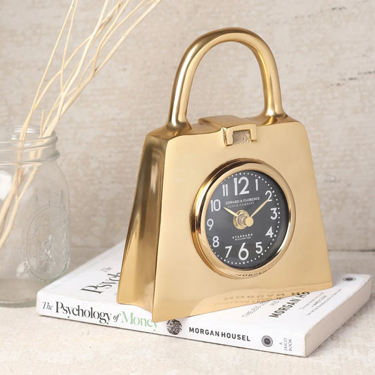 62-771-19-2 Bag of Time Table clock in Gold