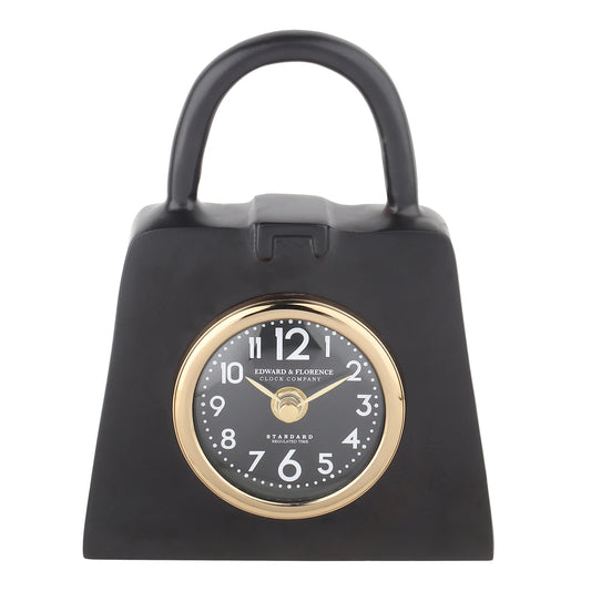 62-771-19-3 Bag of Time Table clock in Black