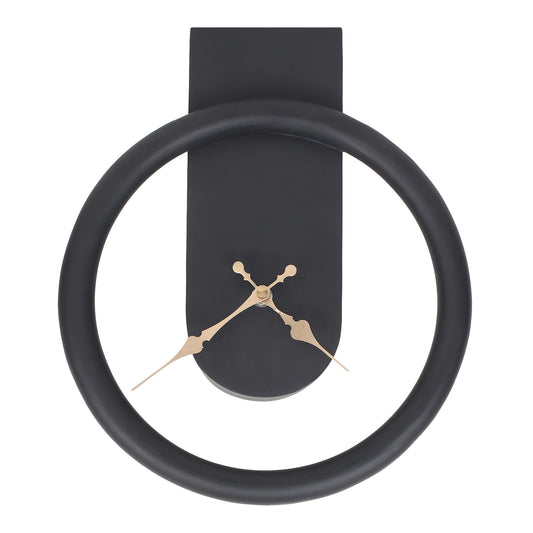 62-833-32-3 Wood's Dual Essence Clock in Black