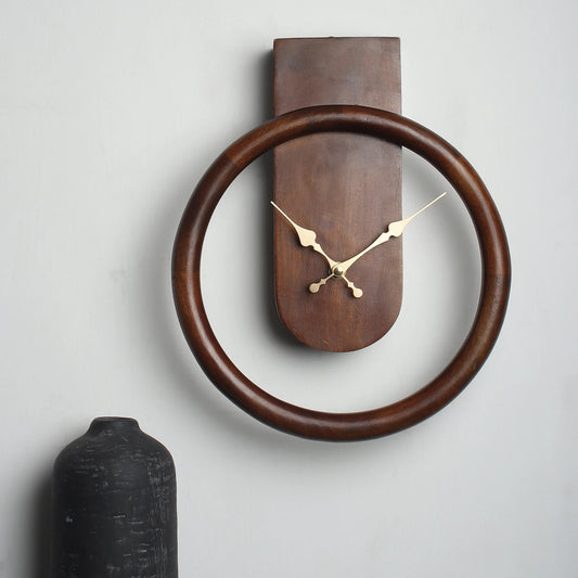 62-833-32 Dual Essence Clock in Brown
