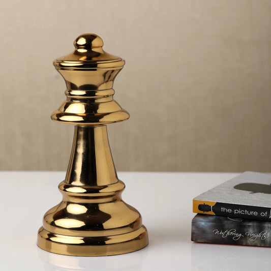 70-330-26GQ Chess Queen Gold Oversize