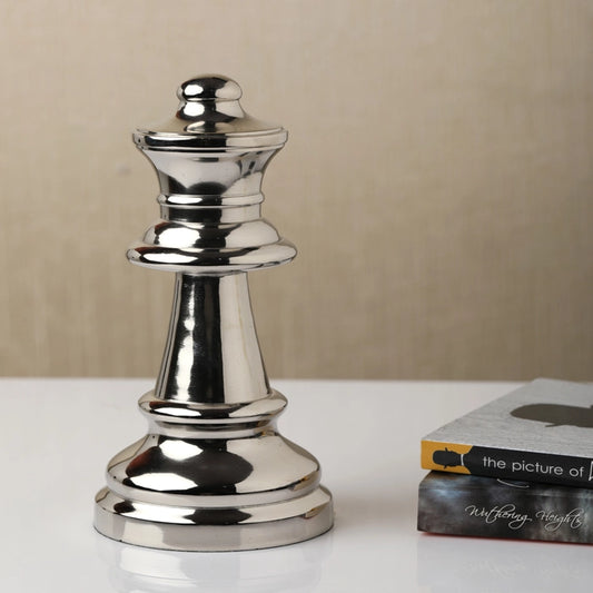 70-330-26NQ Chess Queen Silver Oversize