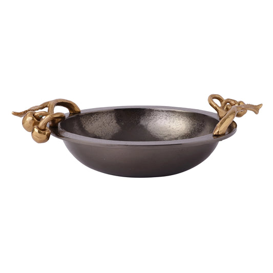 Black and Gold serving bowl