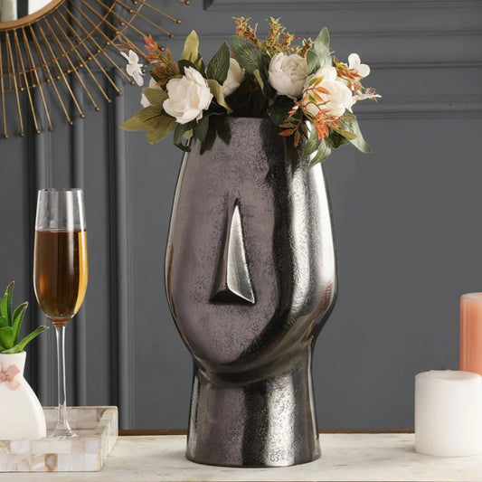 73-712-25 Flat Face Vase By De Maison Decor