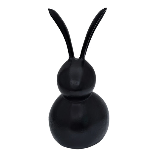 74-160-23-3 Abstract Hare Sculpture Black