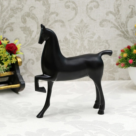 74-417-24-3 Enigmatic Equine Sculpture Black