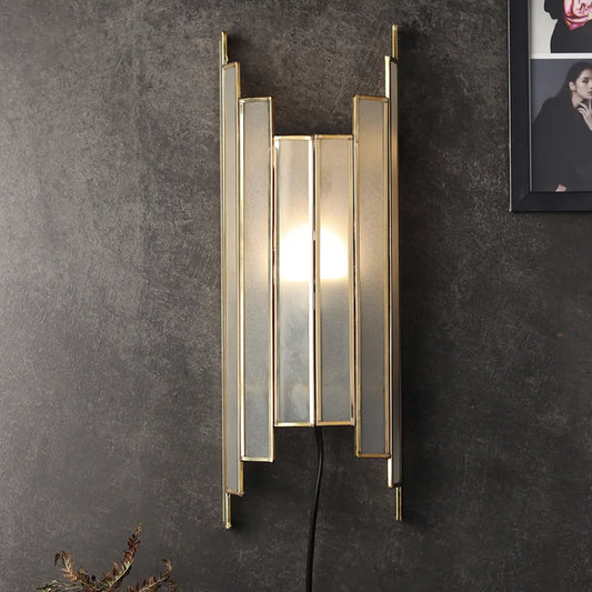 80-008-36 Arc De LuxeWall Lamp with Frosted Glass