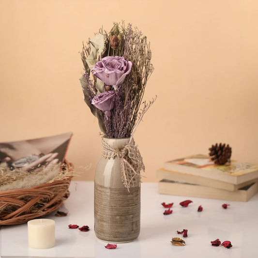 80-022-40 Lea Dried Lavender Big Vase