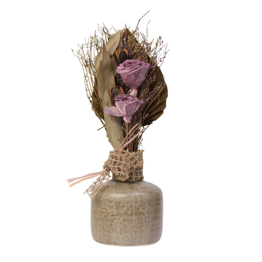 80-028-30 Lea Dried Lavender Small Vase