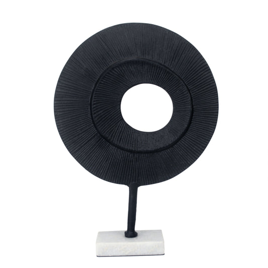 Maison Modern Midnight Black Disc Sculpture