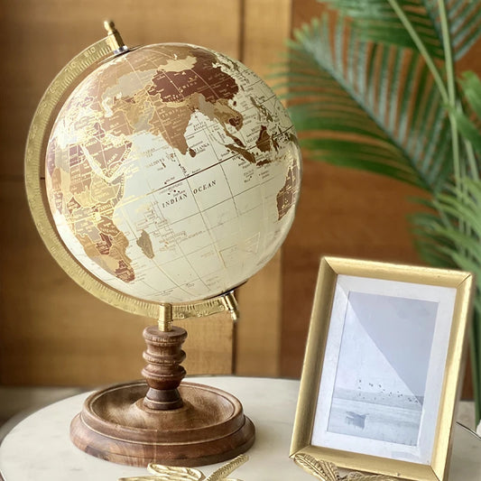 Marco Polo Globe on Stand | World Globe