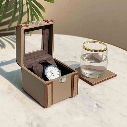 Naples Watch Box Single Slot | Mens Watch Box