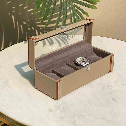 Naples Watch Box 4 Slots | Luxury Watch Box | Mens Watch Box