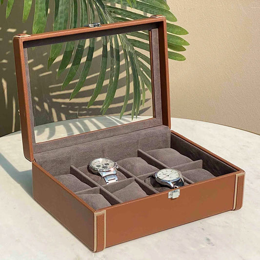 Naples Watch Box - 8 Slots | Luxury Watch Organizer Box