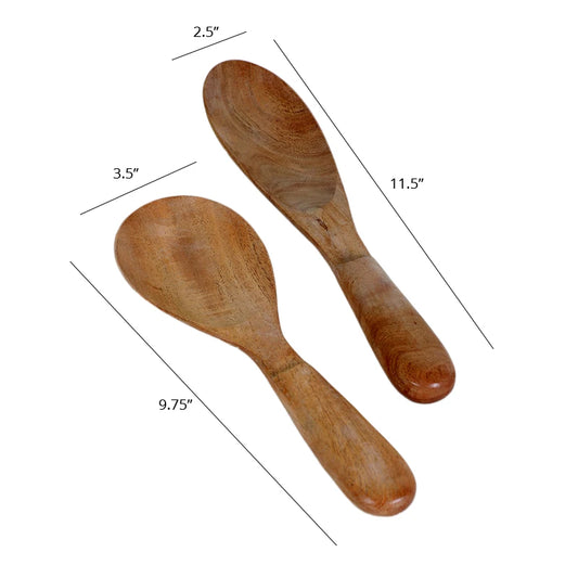 Dimension of Wooden utensils spoon