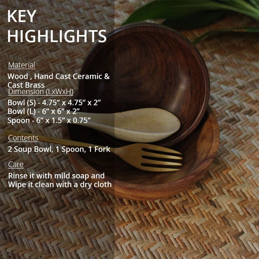 Key highlights of soup bowl set