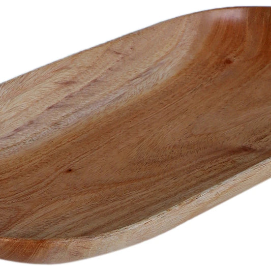 Agaja Salad Platter | Wooden Serving Platter for Salad or Snacks