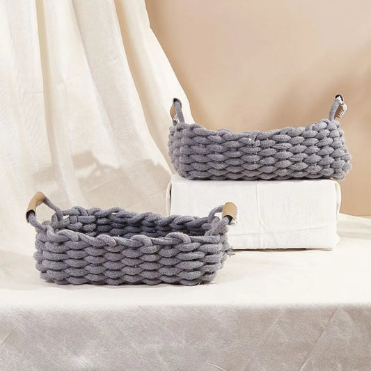 Grey Laundry Basket Set