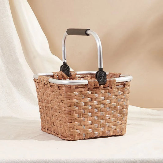 Plastic basket for outdoor