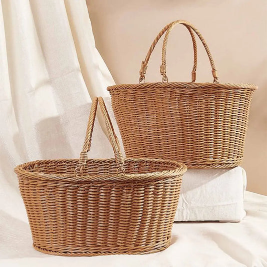 Kitchen Storage Baskets with Handle