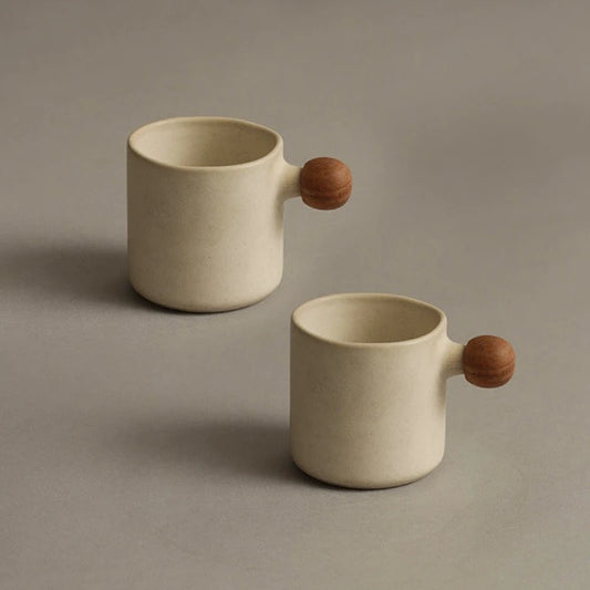 Ceramic Coffee Mugs set of 2