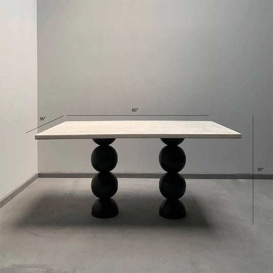 Dimension of Ball pack dining table