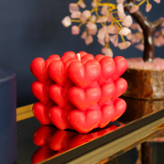 Heart Bubble Soy Candles