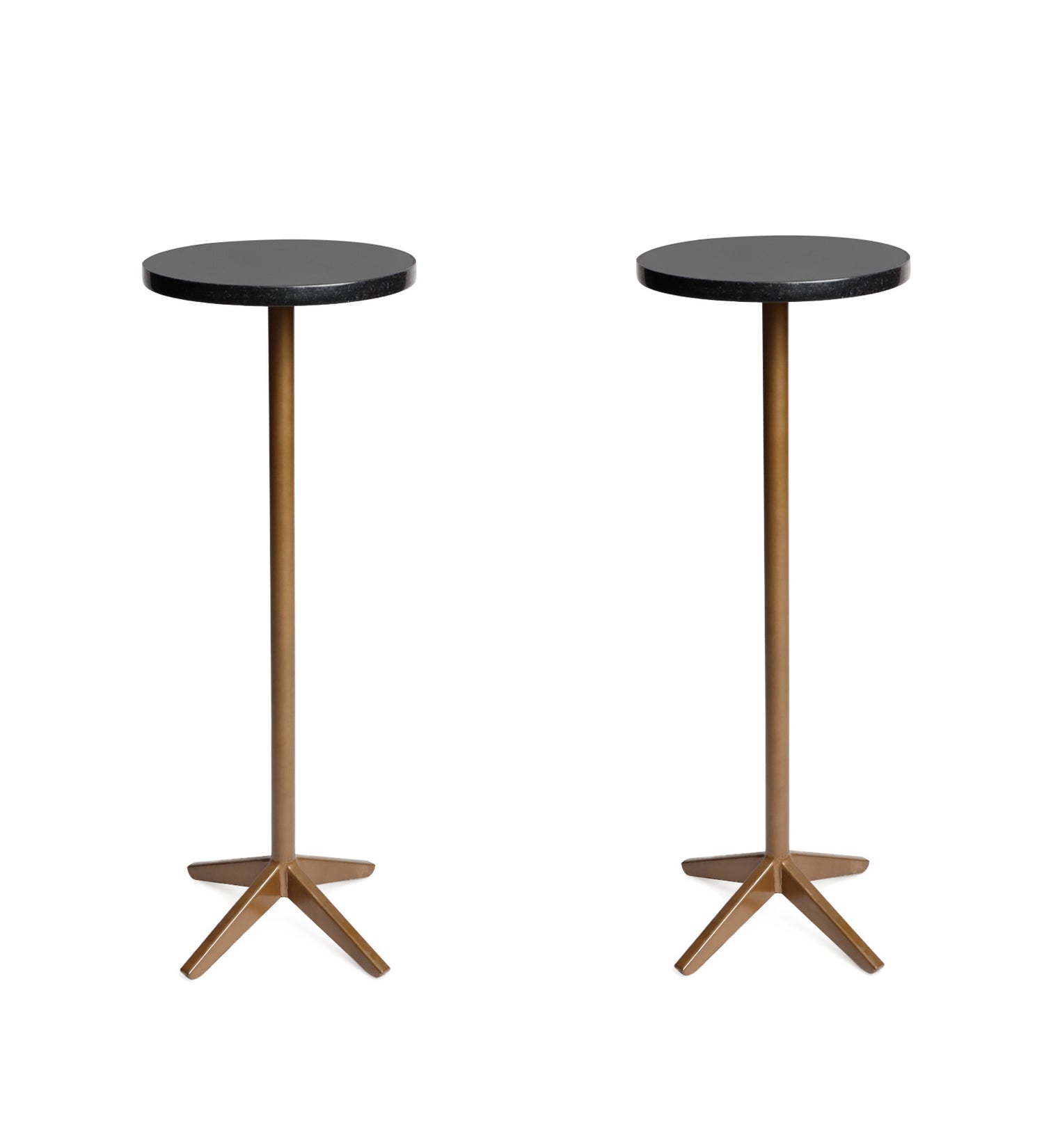 Side Table: Buy Black Marble Drink Table Set Online | Arcedior