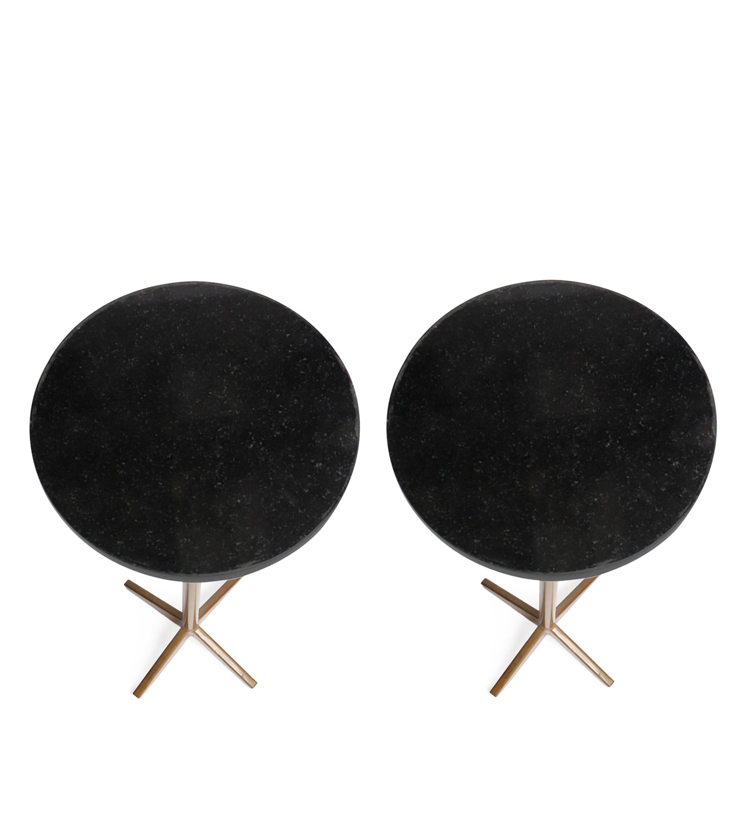 Side Table: Buy Black Marble Drink Table Set Online | Arcedior