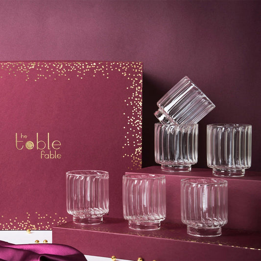 Claire Tumbler Glass Set Gift Box (240ml)