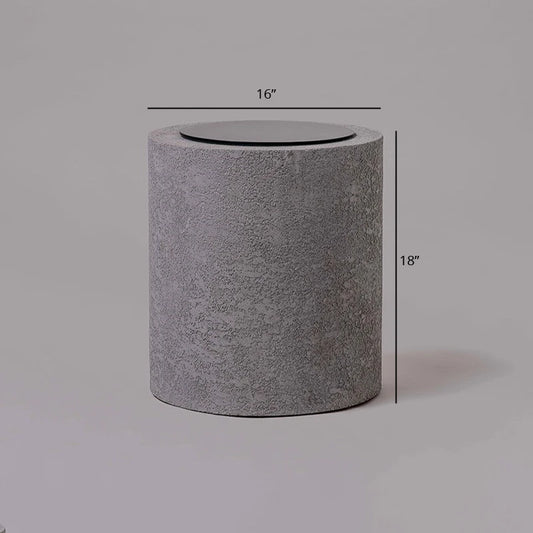Dimension of concrete cylinder table