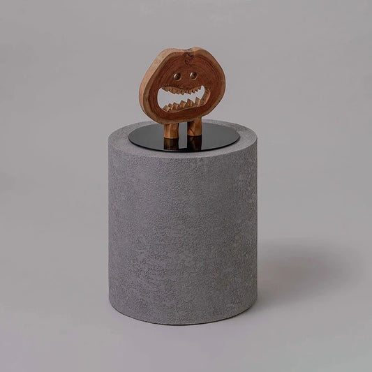Concrete Cylinder | Round Side Table